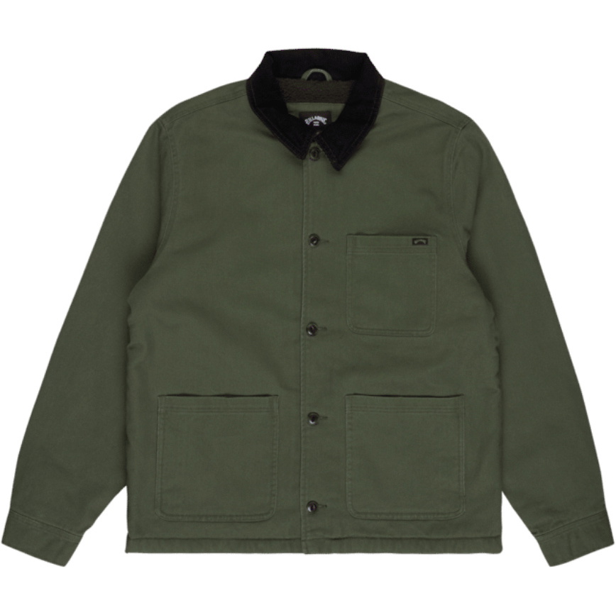 2026 Billabong Mens Chore Jacket EBYJK00150 - Riffle Green